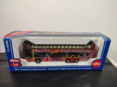 Siku Super Series 1885 MAN Double Decker Open Top Tour Bus "Berlin Sightseeing" - Image 1 of 4