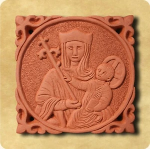 Madonna & Child Walsingham Norfolk Shrine Christian Wall Tile - Picture 1 of 1