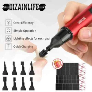 Lijadora recíproca DSPIAE ES-A HÁGALO USTED MISMO eléctrica carga USB pluma de molienda plástico D - Imagen 1 de 8