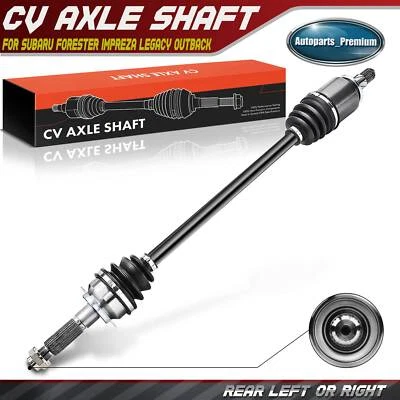 Rear LH or RH CV Axle Assembly for Subaru Forester 09-18 Impreza Legacy Outback - Image 1 of 4
