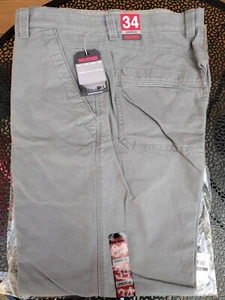 Wolverine High Quality Mens Regular Fit 34x32 Gray Heavy Cotton Pant NWT - Picture 1 of 6
