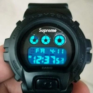 ⌚Rare custom Casio G-Shock Supreme DW6900bb black men's digital watch - Picture 1 of 12