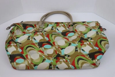 Bolso de hombro grande de fin de semana de viaje para mujer Cynthia Rowley estampado multicolor Foto 1 de 4