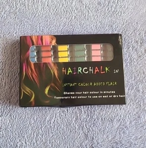 Hair Chalk Temporary Hair Color Comb Set 10 Color Washable - Picture 1 of 1