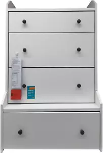Brand New IKEA HAUGA 4-Drawer White Chest Dresser (27 ½x41 ") 505.728.22 - Picture 1 of 1