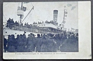 Stockholm Sweden- Finnish Singing Association’s Arrival on Steamer Collona - Picture 1 of 2
