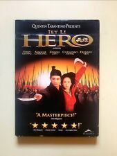 Hero DVD Martial Arts Action 2002 Jet Li  Quentin Tarantino Film Free Shipping