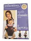Infantino Swift Classic Baby Newborn Carrier 3.6 to 11.3 kg (8-25 lbs) Black