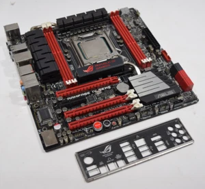 ASUS ROG Rampage IV Gene Motherboard Intel LGA2011 X79 w/ i7-4820K - Picture 1 of 7