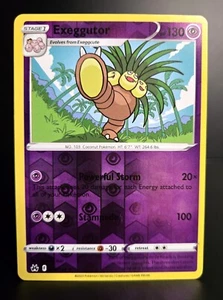 Pokémon TCG - Exeggutor - 058/159 - Reverse Holo Rare - Crown Zenith - LP - Picture 1 of 1