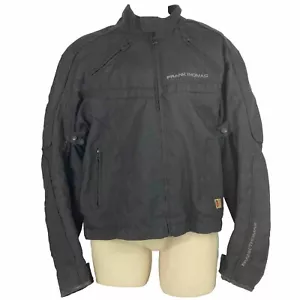 Frank Thomas - Men’s Sz Extra Large - Black CE Armored Motorcycle Jacket - EUC! - Bild 1 von 24