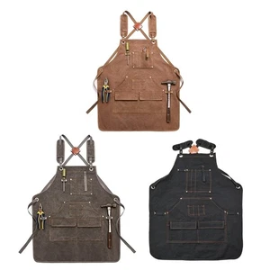 Tool Apron with Multiple Pockets for Mechanic Woodworker Carpenter Electrician - Picture 1 of 11
