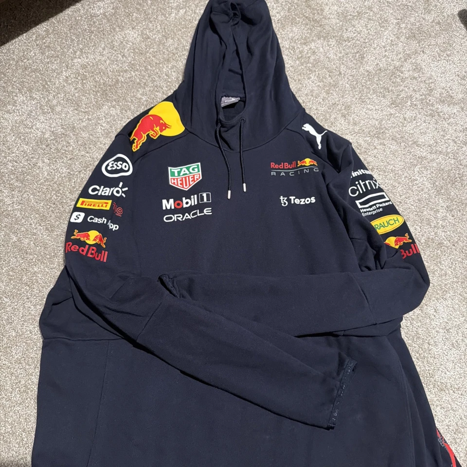 Толстовка с капюшоном выпущенная гоночной командой Puma Formula 1 F1 Red Bull 3XL - Изображение 1 из 4