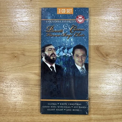 Christmas Favorites with Pavarotti  Carreras & Vienna Boys Choir (CD, 2002) New - Image 1 of 4