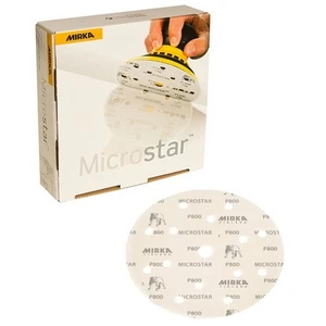 Mirka FM-611-1000 Microstar 6"15H Film-Backed Vacuum Grip Disc 1000G(Qty 50/bx) - Picture 1 of 1
