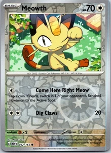 Meowth SV: Scarlet & Violet 151 052/165 - Reverse Holo| Mix&Match - Picture 1 of 2