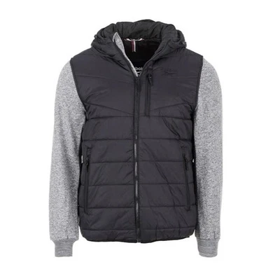 Reebok Men's Sweater SleevesPuffer Vest Black LG (runs small) Retail $150 NWT - Image 1 of 4