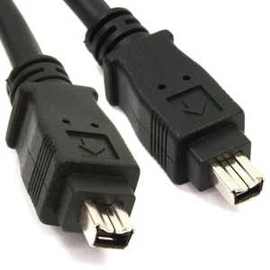 Azona IEEE1394 4-pinowy na 4-pinowy kabel DV – 2M FireWire męski na męski przewód kamery - Zdjęcie 1 z 1