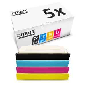 5x Cartridge Replaces Lexmark C500H2CG C500H2KG C500H2MG C500H2YG C500H2 - Zdjęcie 1 z 3