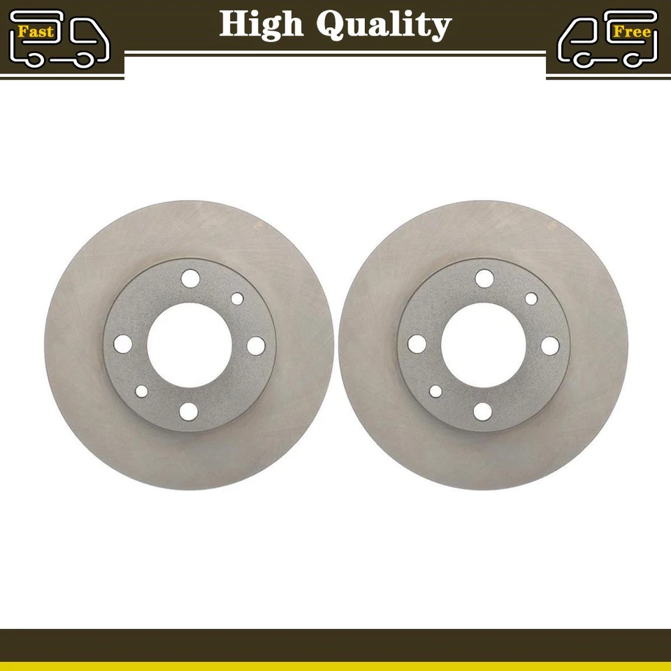 2X rotores de disco delanteros centrados para Fiat 124/128/131 850 BRAVA PANDA STRADA Foto 1 de 3