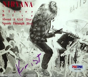 NIRVANA Krist Novaselic copertina firmata AUTOGRAFO PSA/DNA - Foto 1 di 6