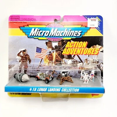 Vtg 1993 Galoob Micro Machines Action Adventures #18 Lunar Landing Collection ! - Image 1 of 4