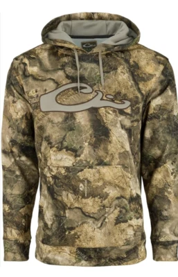 DRAKE WATERFOWL HOODIE / SWEATSHIRT MEN'S CAMO PERFORMANCE MOSSY OAK TERRA BAYOU - Image 1 of 2