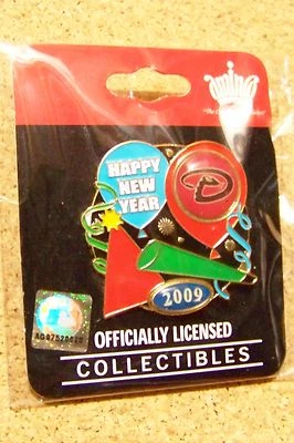 2009 Arizona Diamondbacks Party New Year's lapel pin - Image 1 of 3