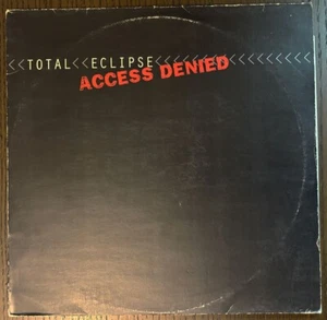 Total Eclipse - Access Denied 2xLP Vinyl - Blue Room UK 1999 VG+ Psy-Trance - Picture 1 of 2