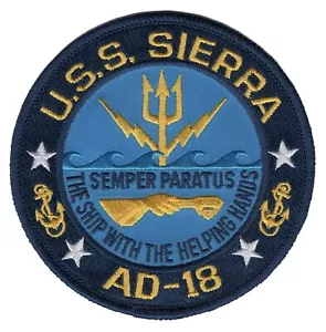 USS Sierra AD-18 Destroyer Tender Ship Patch - Picture 1 of 6