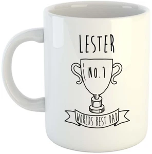 Lester - Worlds Best Dad Mug, Fathers Day Gift - Bild 1 von 1