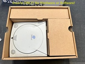 Sega Dreamcast Console CARDBOARD Inserts / Inlay ONLY (like Polys / Eggbox)