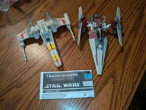 Transformers Star Wars Luke Skywalker X-Wing & V-Wing ohne Figur - Bild 1 von 3