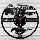 Vinyl Clock Ford Mustang Vinyl Record Wall Clock Home Art Decor Handmade 2546