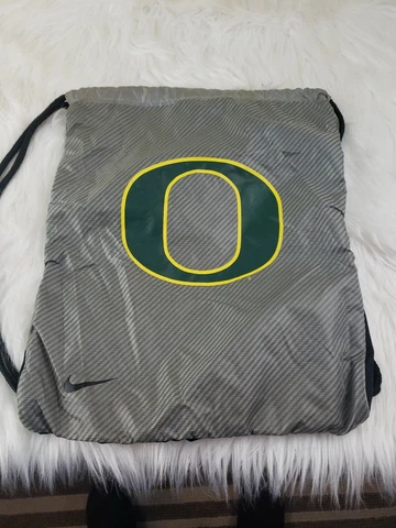 Oregon Ducks Drawstring Bag backpack 2011 bcs national championship grey Nike Cover