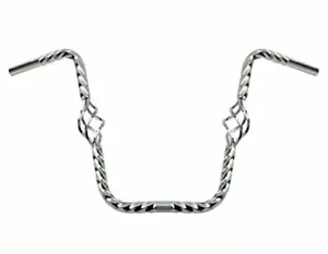 Chrom Caged Twisted Fahrrad Lenker 15" Rise Lowrider Cruiser Fahrräder - Bild 1 von 1