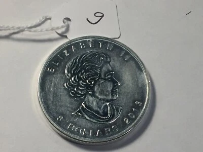 Moneta Canada 1 1/2 Once Argento Puro 8 Dollari 2013 (93-29) - Immagine 1 di 2