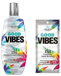Hempz GOOD VIBES 15x Positively Dark Bronzer Indoor/Outdoor Formula FastDispatch - Picture 1 of 3