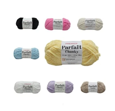 Premier PARFAIT CHUNKY Yarn 3.5oz 131 yds Choose color - Image 1 of 4