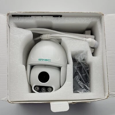 PTZ Poe Camera Outdoor SV3C 5MP Poe IP Cam Outdoor 5X Zoom Auto Focus 2-Way - Image 1 of 4