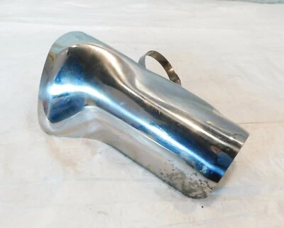 08-17 Suzuki Hayabusa Busa GSX1300 Tubo de escape izquierdo Silenciador Protector térmico Cubierta Foto 1 de 4