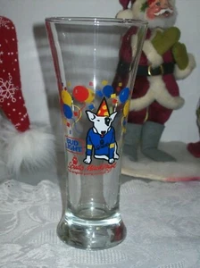 BUD LIGHT BEER GLASS FEATURING SPUDS MACKENZIE "THE ORIGINAL PARTY ANIMAL" - Picture 1 of 2