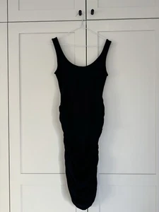 Isabella Oliver maternity black tank dress size 0 (UK size 6) - Picture 1 of 7