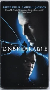 Unbreakable - VHS - Bruce Willis - Samuel L. Jackson - M. Night Shyamalan - Picture 1 of 3