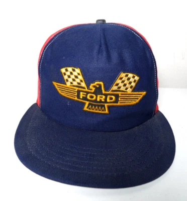 Gorra gorra de colección Ford Trucker Snapback Challenger hecha en EE. UU. AÑOS 80 Foto 1 de 4