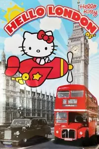 Hello Kitty : Hello London - Maxi Poster 61cm x 91.5cm new and sealed - Picture 1 of 1