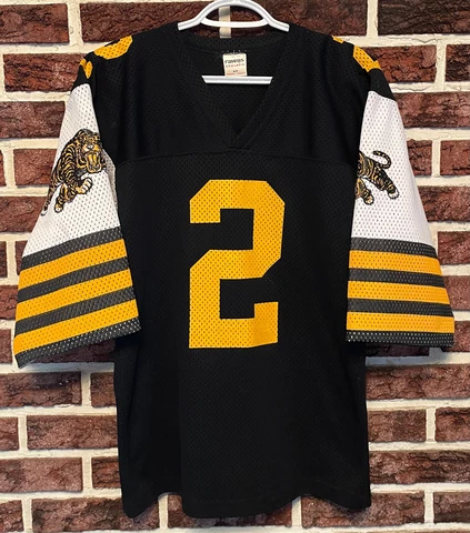 NEW!! Vtg 80s 90s HAMILTON TIGER-CATS Official CFL Jersey #2 Men (S) Ti-Cats NOS Cover