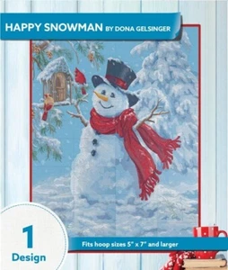 Happy Snowman by Dona Gelsinger   #80327   OESD - Picture 1 of 3
