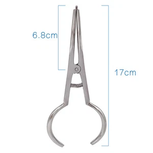 Dental Ortho Separator Placing Circle Elastic Ligature Ties Forcep Pliers 17cm - Picture 1 of 4