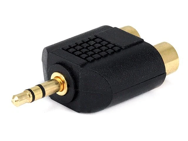 RCA Connectior To 3.5mm Gold Plated Adapter - Image 1 of 1